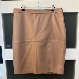 MNG Mango faux leather skirt size 12